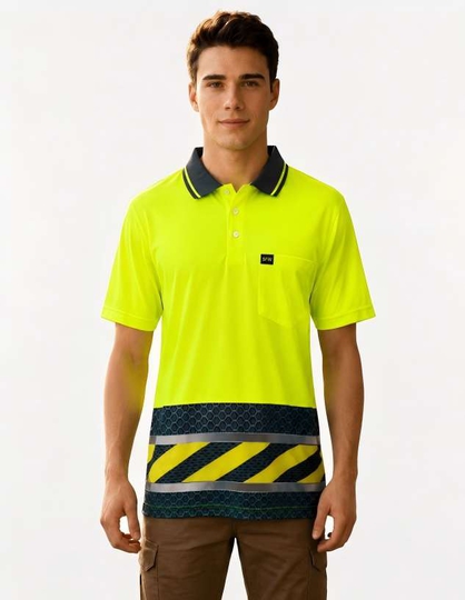 SFWP05 Hi Vis Polo Shirts. Sizes XS-3XL + 5XL.1 Colourway In Stock.